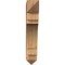 Ekena Millwork Merced Arts & Crafts Rough Sawn Bracket, Western Red Cedar, 6"W x 30"D x 34"H BKT06X30X34MRC03RWR - alternate 3